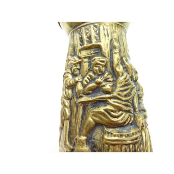 Vintage Brass Pitcher Raised Made in England - Picture 2 of 5